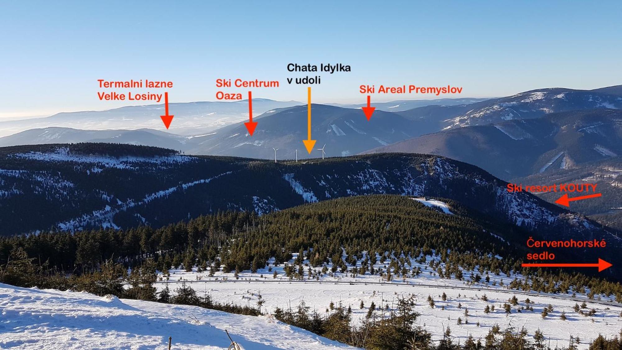 Chata Idylka - Nova Chata Se Zahradou Loučná nad Desnou Exteriör bild